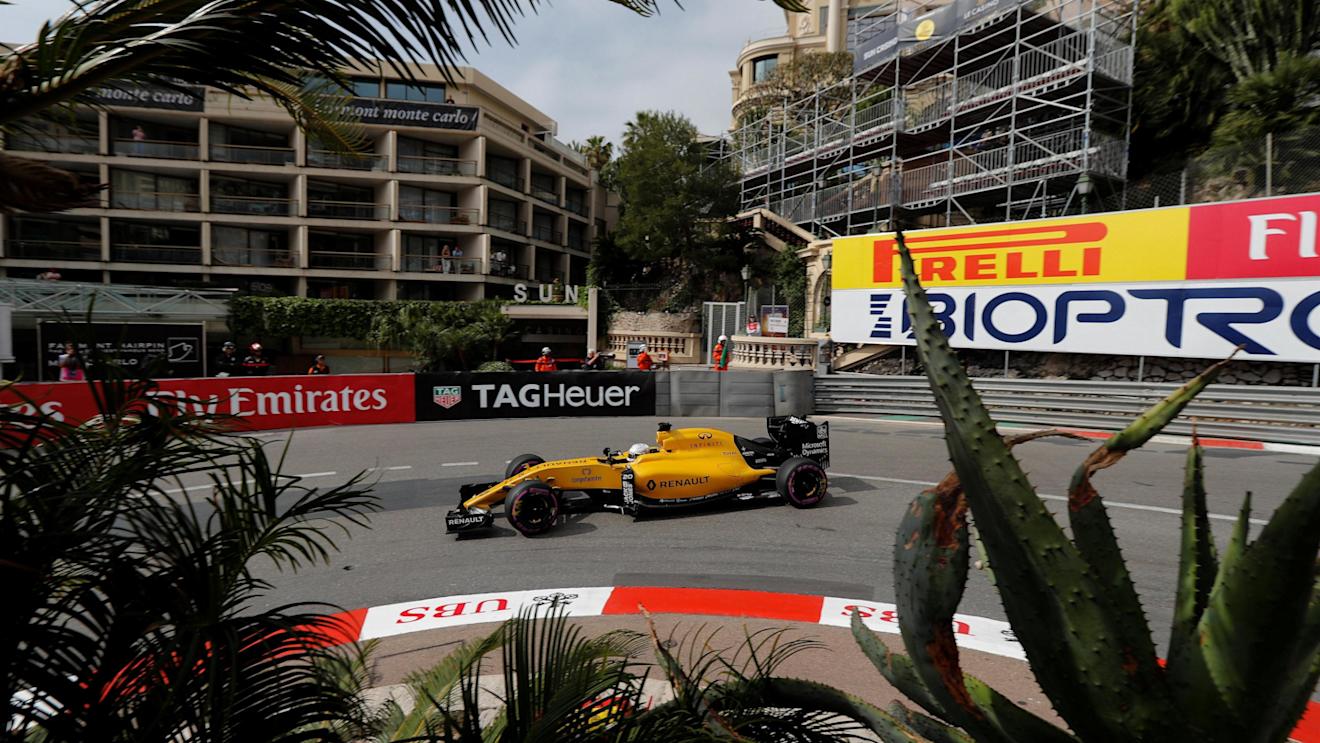 Kevin Magnussen (DEN) Renault Sport F1 Team RS16 at Formula One World Championship, Rd6, Monaco Grand Prix, Practice, Monte-Carlo, Monaco, Thursday 26 May 2016. © Sutton Images