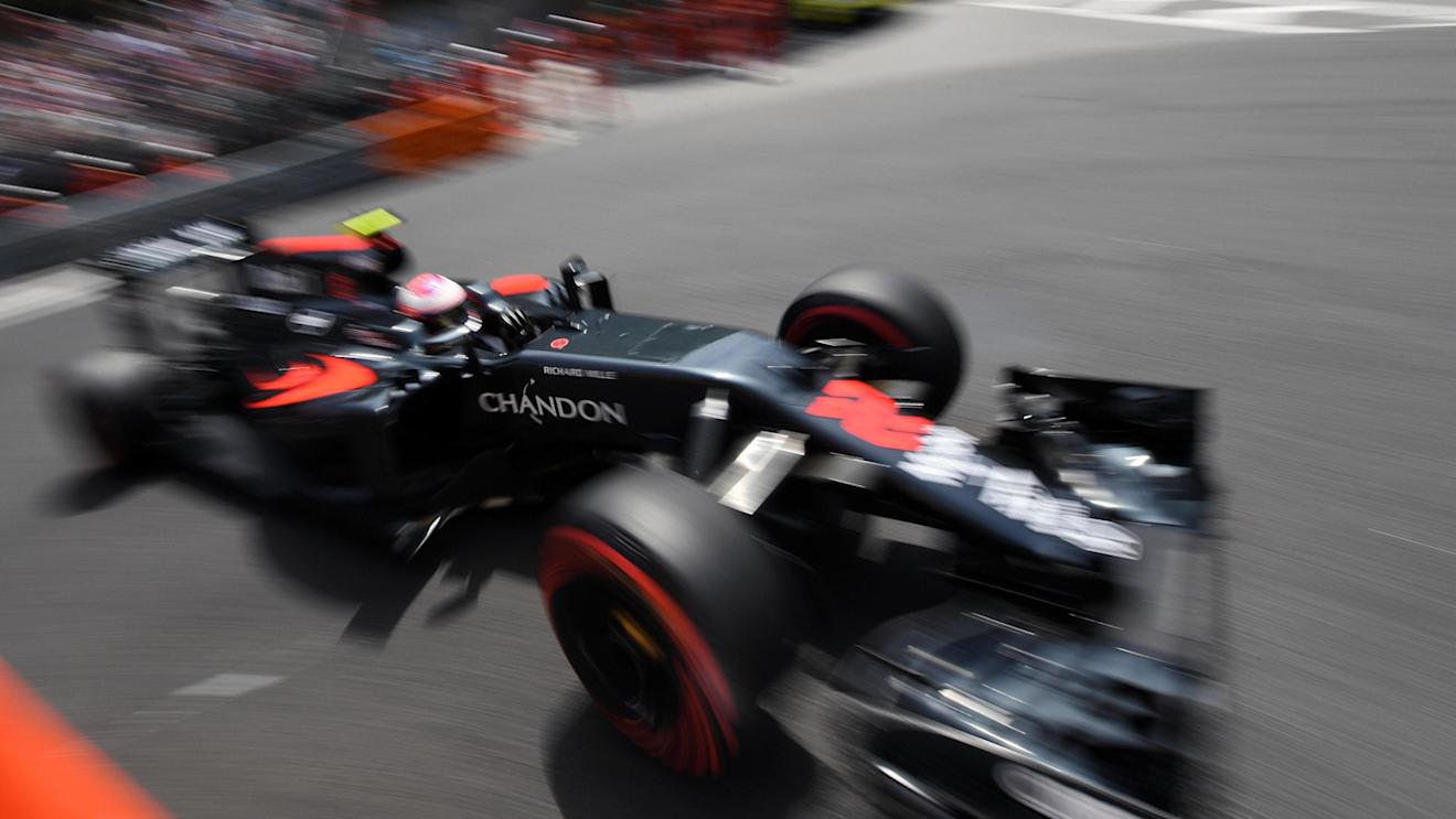 Jenson Button (GBR) McLaren MP4-31 at Formula One World Championship, Rd6, Monaco Grand Prix, Practice, Monte-Carlo, Monaco, Thursday 26 May 2016. © Sutton Images