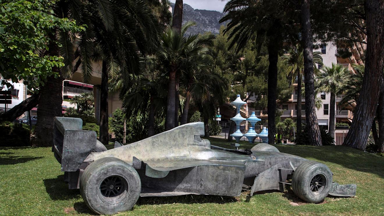 Formula One Car sculpture at Formula One World Championship, Rd6, Monaco Grand Prix, Preparations, Monte-Carlo, Monaco, Wednesday 25 May 2016. © Sutton Images