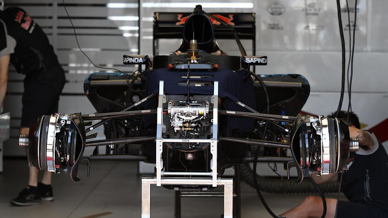 Red Bull Racing RB12 in the garage at Formula One World Championship, Rd6, Monaco Grand Prix, Preparations, Monte-Carlo, Monaco, Wednesday 25 May 2016. © Sutton Images