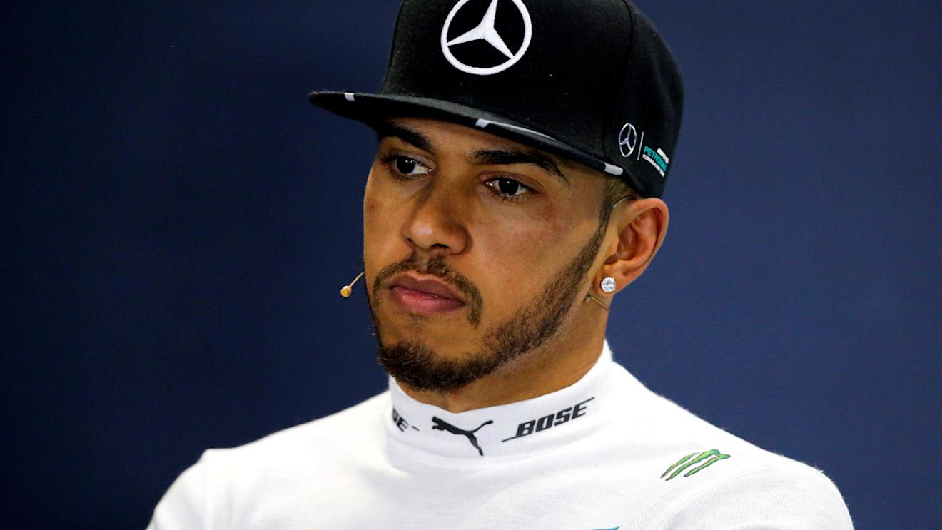Lewis Hamilton (GBR) Mercedes AMG F1 in the Press Conference at Formula One World Championship, Rd4, Russian Grand Prix, Race, Sochi Autodrom, Sochi, Krasnodar Krai, Russia, Sunday 1 May 2016. © Sutton Motorsport Images