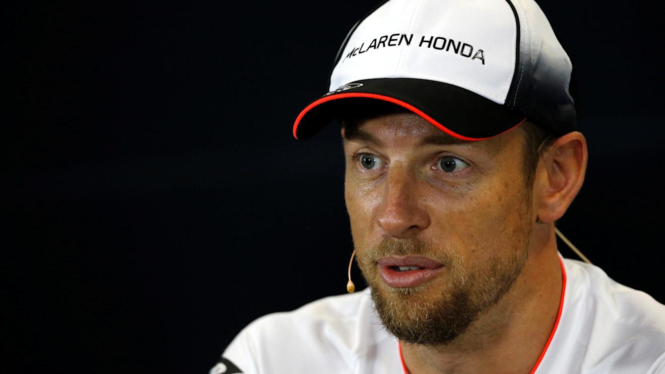 Jenson Button (GBR) McLaren in the Press Conference at Formula One World Championship, Rd4, Russian Grand Prix, Preparations, Sochi Autodrom, Sochi, Krasnodar Krai, Russia, Thursday 28 April 2016. © Sutton Motorsport Images