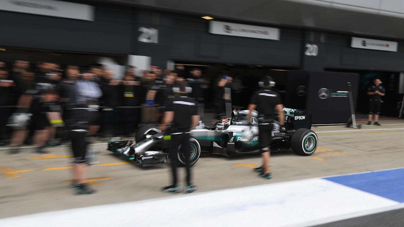 Pascal Wehrlein (GER) Mercedes AMG F1 W05 at Formula One Testing, Day One, Silverstone, England, Tuesday 12 July 2016. © Sutton Images