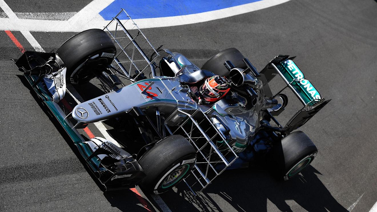 Esteban Ocon (FRA) Mercedes-Benz F1 W07 Hybrid with aero sensors at Formula One Testing, Day Two, Silverstone, England, Wednesday 13 July 2016. © Sutton Images