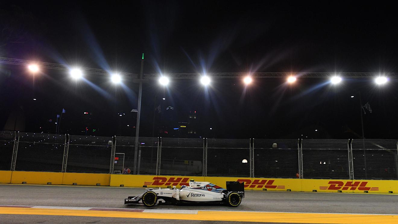 Valtteri Bottas (FIN) Williams FW38 at Formula One World Championship, Rd15, Singapore Grand Prix, Practice, Marina Bay Street Circuit, Singapore, Friday 16 September 2016. © Sutton Images