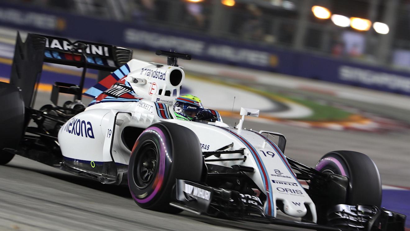 Felipe Massa (BRA) Williams FW38 at Formula One World Championship, Rd15, Singapore Grand Prix, Practice, Marina Bay Street Circuit, Singapore, Friday 16 September 2016. © Sutton Images