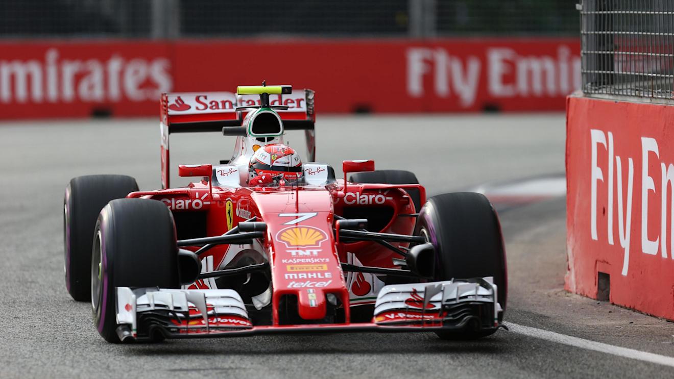 Kimi Raikkonen (FIN) Ferrari SF16-H at Formula One World Championship, Rd15, Singapore Grand Prix, Qualifying, Marina Bay Street Circuit, Singapore, Saturday 17 September 2016. © Sutton Images