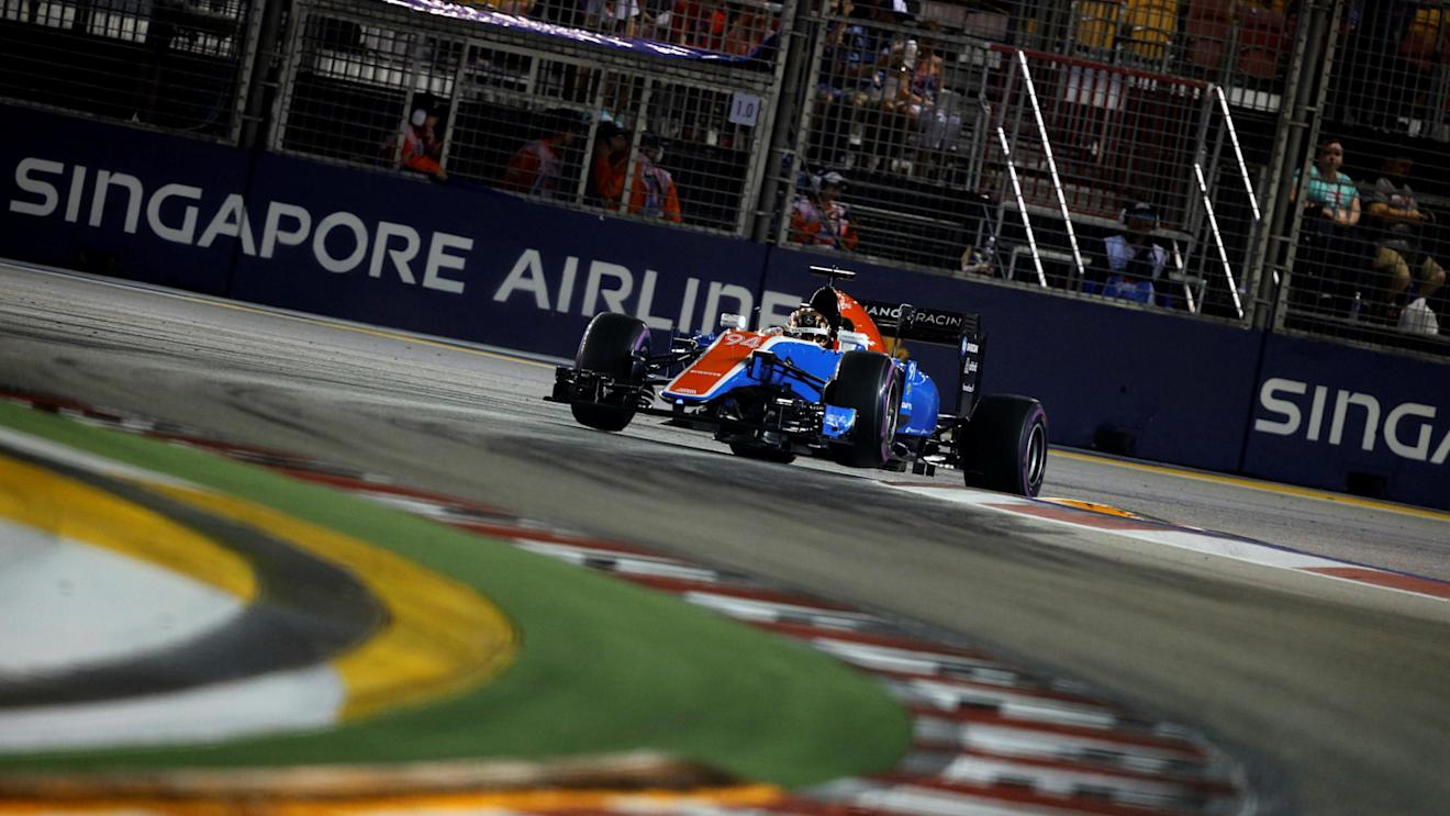 Pascal Wehrlein (GER) Manor Racing MRT05 at Formula One World Championship, Rd15, Singapore Grand Prix, Qualifying, Marina Bay Street Circuit, Singapore, Saturday 17 September 2016. © Sutton Images