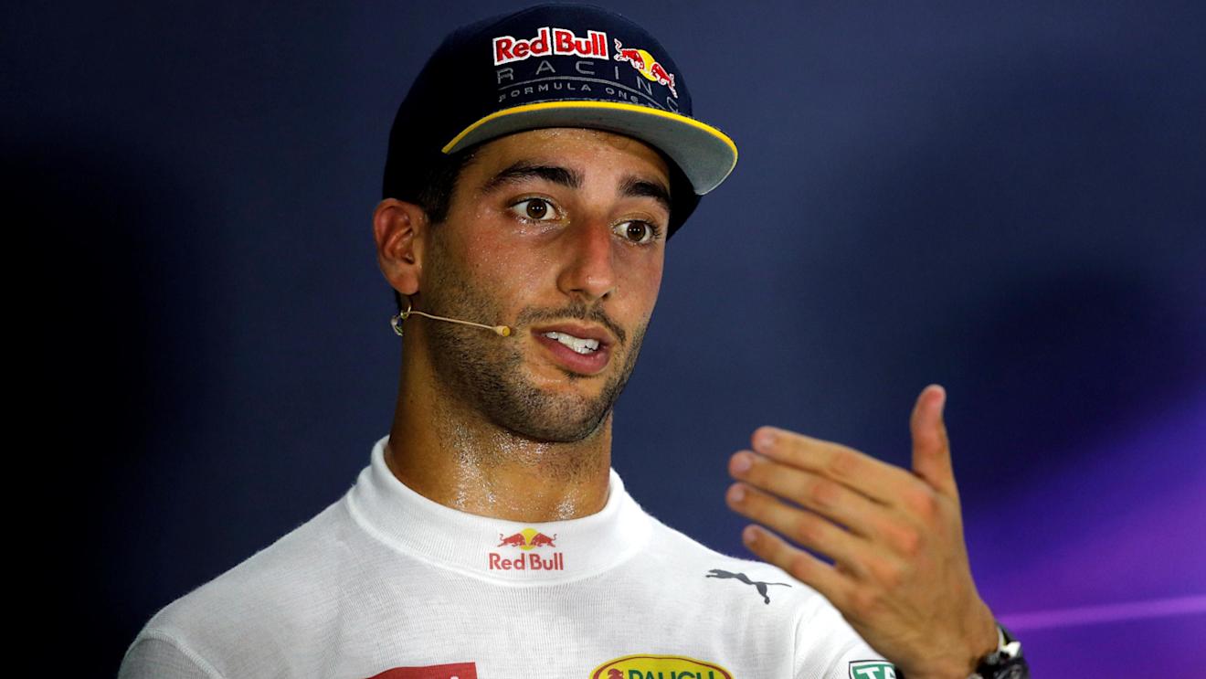 Daniel Ricciardo (AUS) Red Bull Racing in the Press Conference at Formula One World Championship, Rd15, Singapore Grand Prix, Race, Marina Bay Street Circuit, Singapore, Sunday 18 September 2016. © Sutton Images