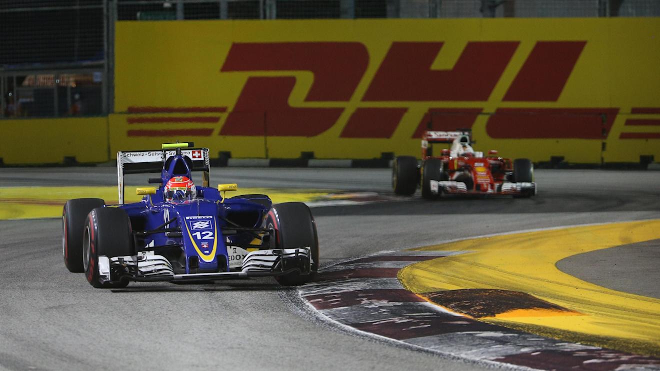Felipe Nasr (BRA) Sauber C35 at Formula One World Championship, Rd15, Singapore Grand Prix, Race, Marina Bay Street Circuit, Singapore, Sunday 18 September 2016. © Sutton Images