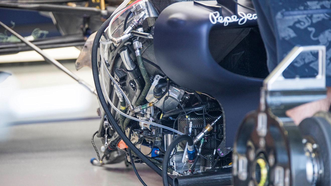 Red Bull Racing RB12 detail at Formula One World Championship, Rd15, Singapore Grand Prix, Preparations, Marina Bay Street Circuit, Singapore, Thursday 15 September 2016. © Sutton Images