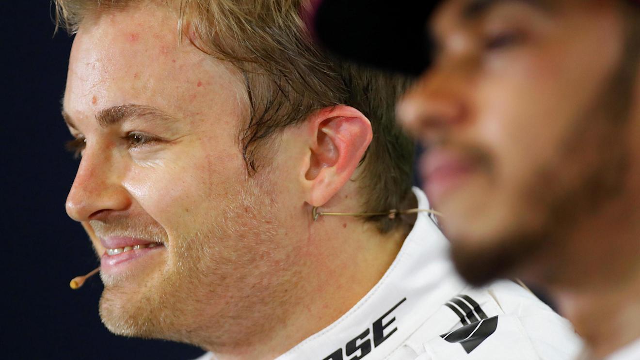 Nico Rosberg (GER) Mercedes AMG F1 in the Press Conference at Formula One World Championship, Rd5, Spanish Grand Prix, Qualifying, Barcelona, Spain, Saturday 14 May 2016. © Sutton Images