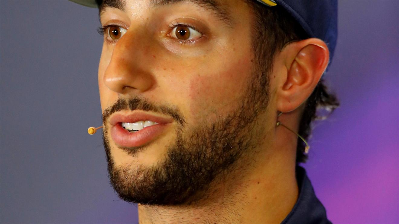 Daniel Ricciardo (AUS) Red Bull Racing in the Press Conference at Formula One World Championship, Rd5, Spanish Grand Prix, Qualifying, Barcelona, Spain, Saturday 14 May 2016. © Sutton Images