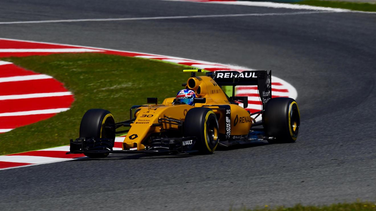 Jolyon Palmer (GBR) Renault Sport F1 Team RS16 at Formula One World Championship, Rd5, Spanish Grand Prix, Qualifying, Barcelona, Spain, Saturday 14 May 2016. © Sutton Motorsport Images