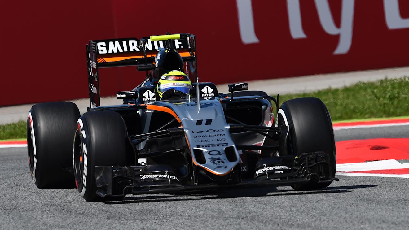 Sergio Perez (MEX) Force India VJM09 at Formula One World Championship, Rd5, Spanish Grand Prix, Qualifying, Barcelona, Spain, Saturday 14 May 2016. © Sutton Images
