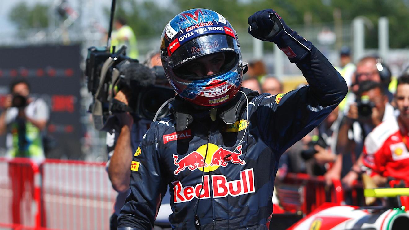 Race winner Max Verstappen (NED) Red Bull Racing celebrates in parc ferme at Formula One World Championship, Rd5, Spanish Grand Prix, Race, Barcelona, Spain, Sunday 15 May 2016. © Sutton Images
