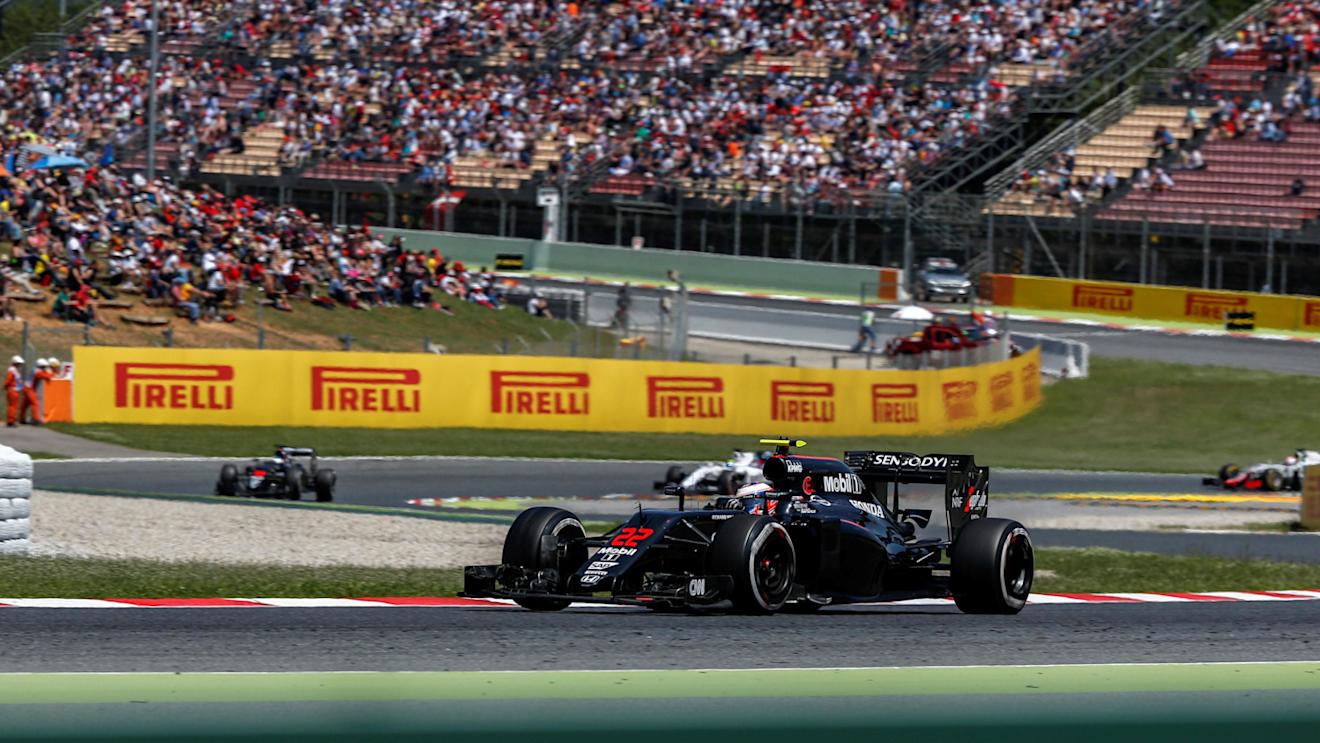 Jenson Button (GBR) McLaren MP4-31 at Formula One World Championship, Rd5, Spanish Grand Prix, Race, Barcelona, Spain, Sunday 15 May 2016. © Sutton Images