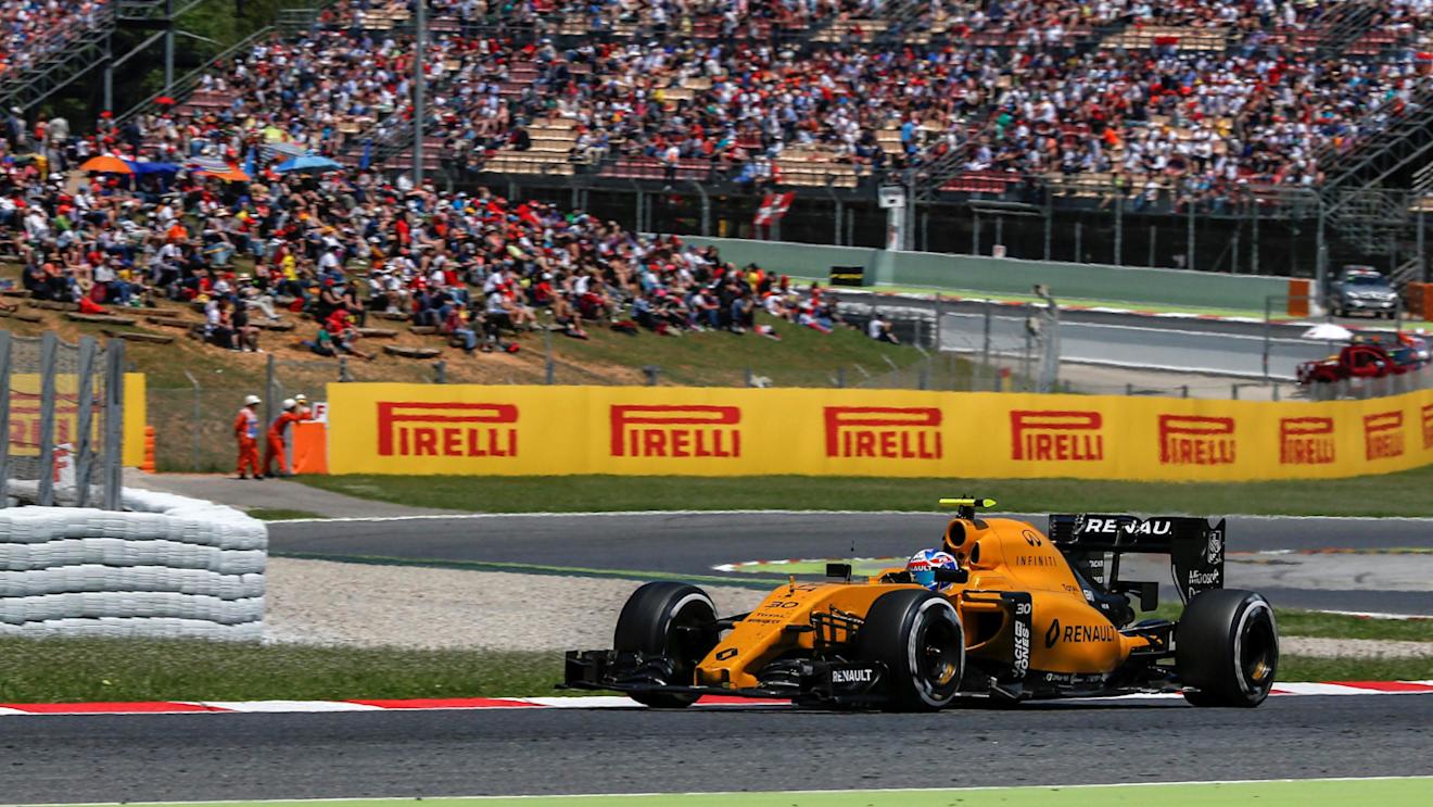 Jolyon Palmer (GBR) Renault Sport F1 Team RS16 at Formula One World Championship, Rd5, Spanish Grand Prix, Race, Barcelona, Spain, Sunday 15 May 2016. © Sutton Images