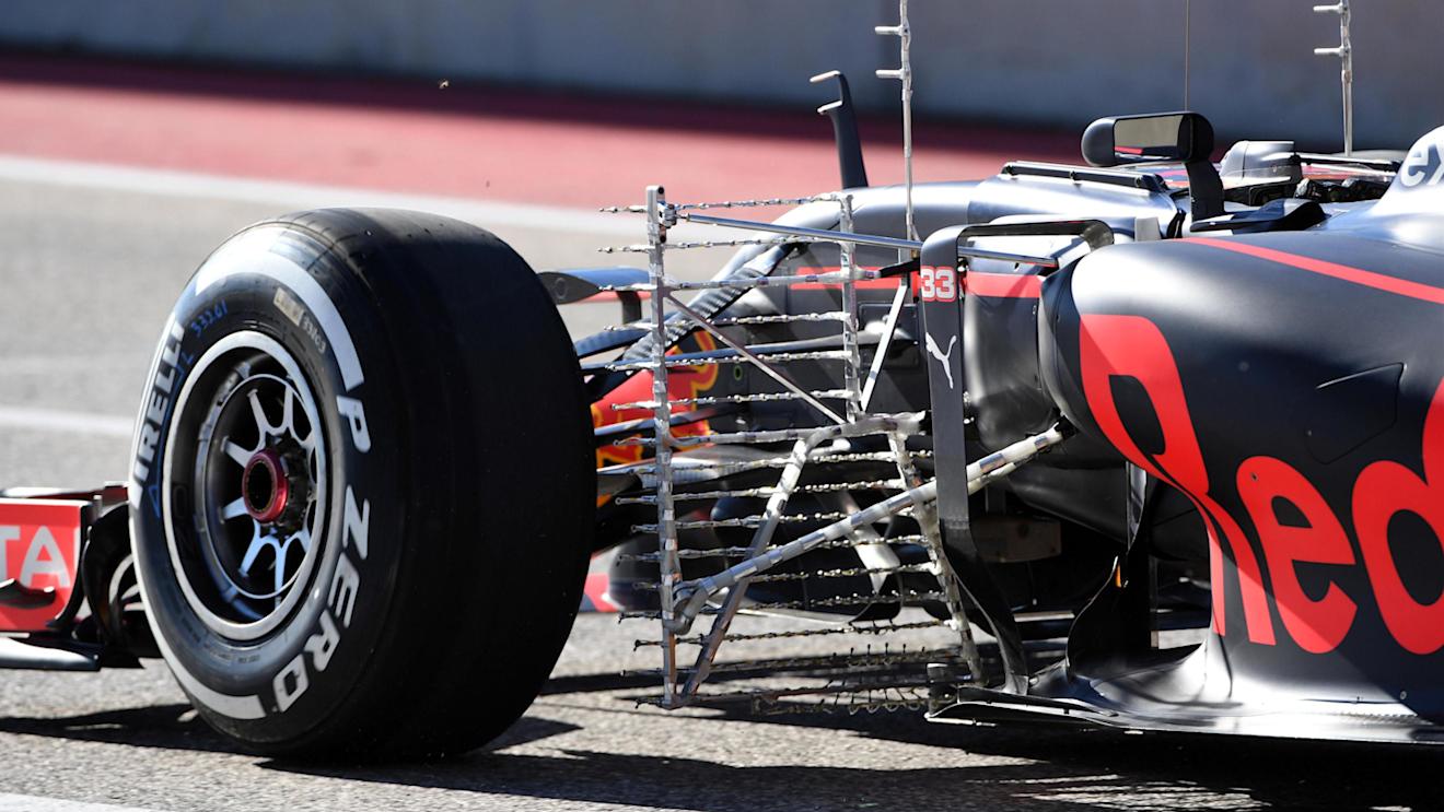 Max Verstappen (NED) Red Bull Racing RB12 and Aero sensor at Formula One World Championship, Rd18, United States Grand Prix, Practice, Circuit of the Americas, Austin, Texas, USA, Friday 21 October 2016. © Sutton Images