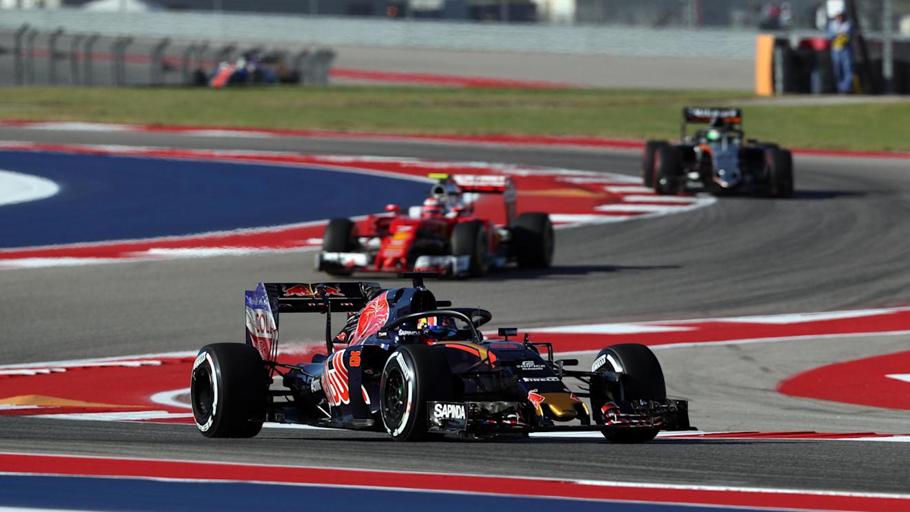 Daniil Kvyat (RUS) Scuderia Toro Rosso STR11 with the Halo at Formula One World Championship, Rd18, United States Grand Prix, Practice, Circuit of the Americas, Austin, Texas, USA, Friday 21 October 2016. © Sutton Images