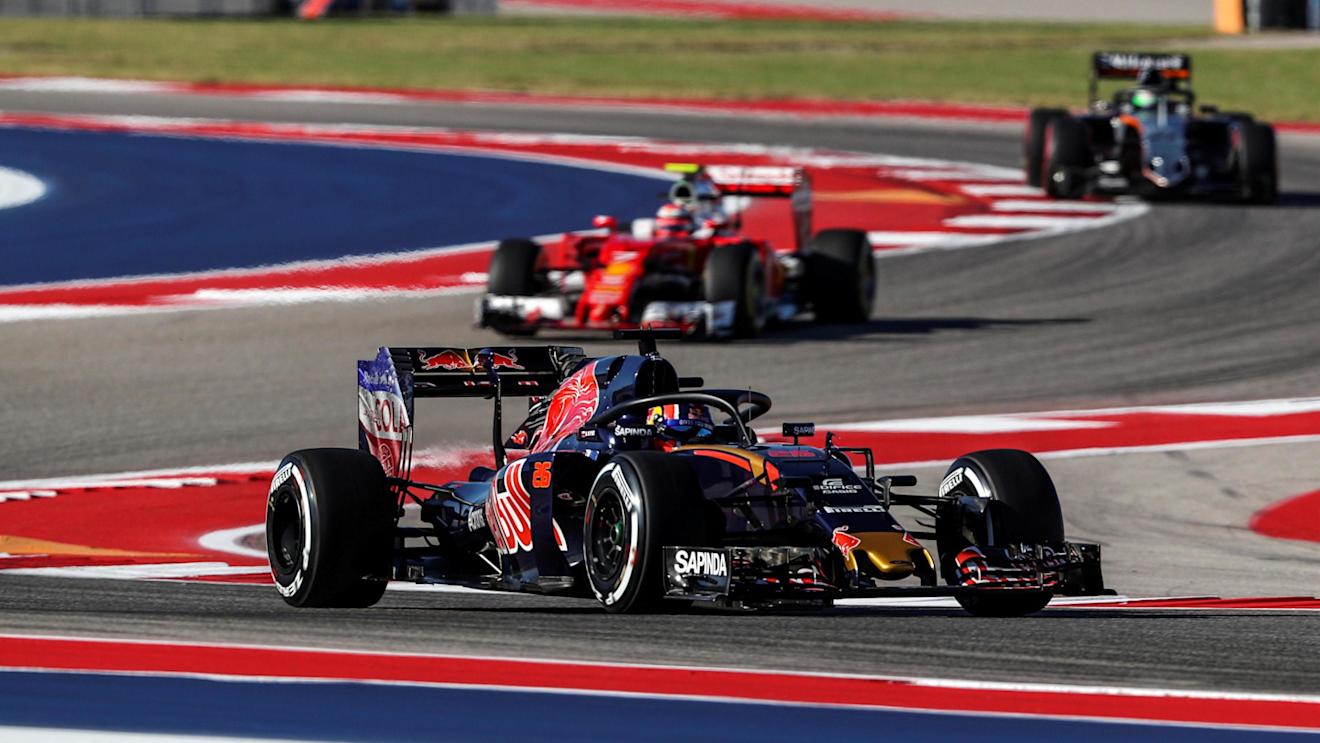 Daniil Kvyat (RUS) Scuderia Toro Rosso STR11 with Halo at Formula One World Championship, Rd18, United States Grand Prix, Practice, Circuit of the Americas, Austin, Texas, USA, Friday 21 October 2016. © Sutton Images