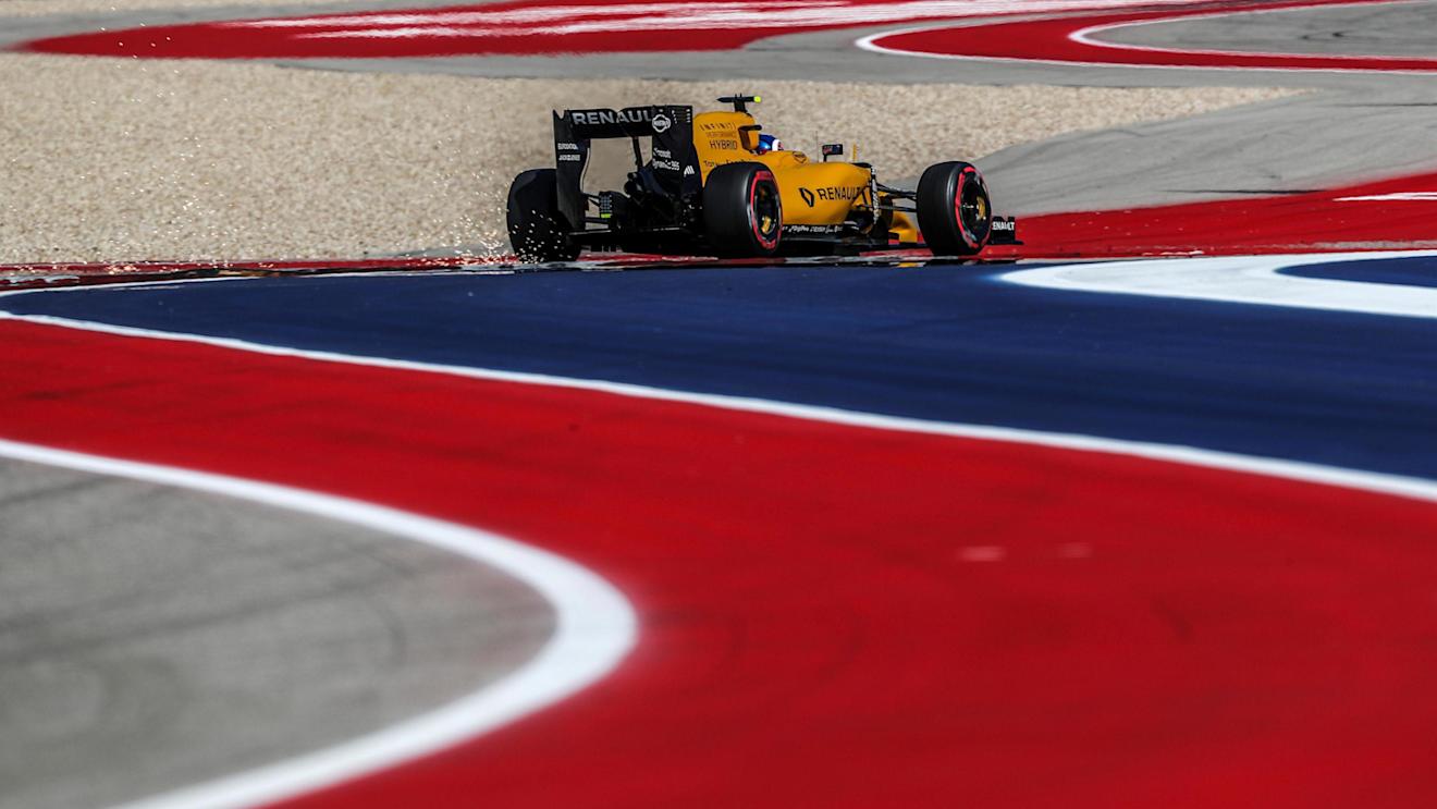 Jolyon Palmer (GBR) Renault Sport F1 Team RS16 at Formula One World Championship, Rd18, United States Grand Prix, Qualifying, Circuit of the Americas, Austin, Texas, USA, Saturday 22 October 2016. © Sutton Images