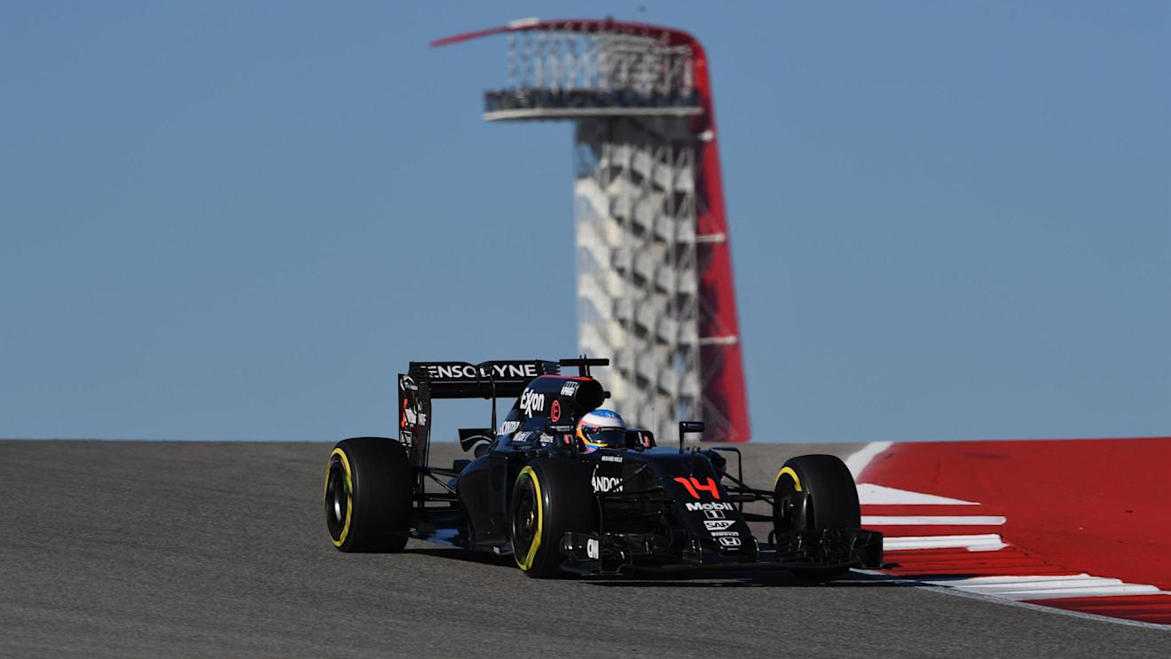 Fernando Alonso (ESP) McLaren MP4-31 at Formula One World Championship, Rd18, United States Grand Prix, Qualifying, Circuit of the Americas, Austin, Texas, USA, Saturday 22 October 2016. © Sutton Images