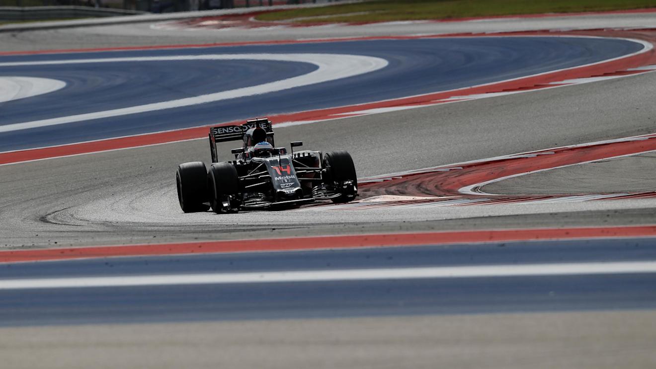 Fernando Alonso (ESP) McLaren MP4-31 at Formula One World Championship, Rd18, United States Grand Prix, Race, Circuit of the Americas, Austin, Texas, USA, Sunday 23 October 2016. © Sutton Images