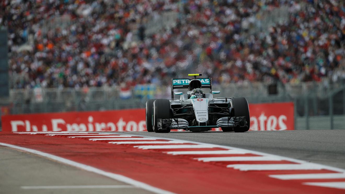 Nico Rosberg (GER) Mercedes-Benz F1 W07 Hybrid at Formula One World Championship, Rd18, United States Grand Prix, Race, Circuit of the Americas, Austin, Texas, USA, Sunday 23 October 2016. © Sutton Images