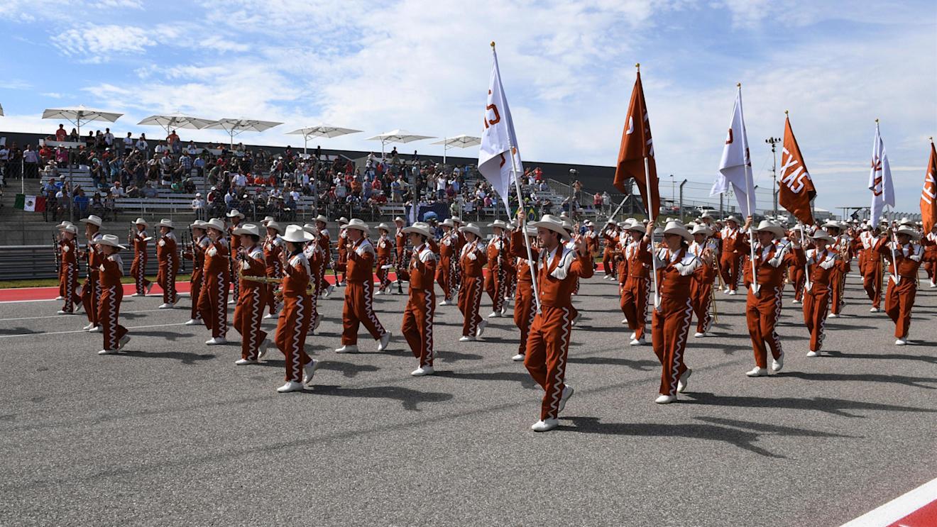 Band at Formula One World Championship, Rd18, United States Grand Prix, Race, Circuit of the Americas, Austin, Texas, USA, Sunday 23 October 2016. © Sutton Images