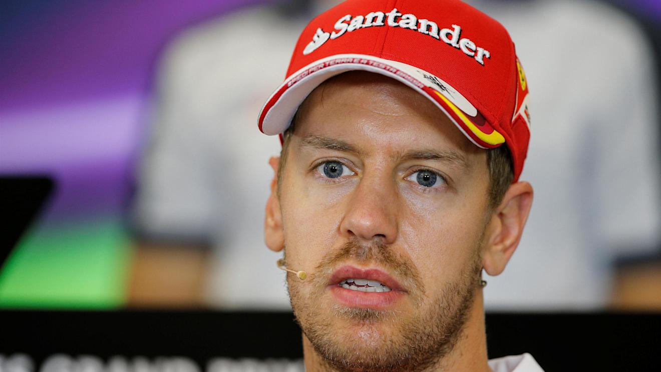 Sebastian Vettel (GER) Ferrari in the Press Conference at Formula One World Championship, Rd18, United States Grand Prix, Preparations, Circuit of the Americas, Austin, Texas, USA, Thursday 20 October 2016. © Sutton Images