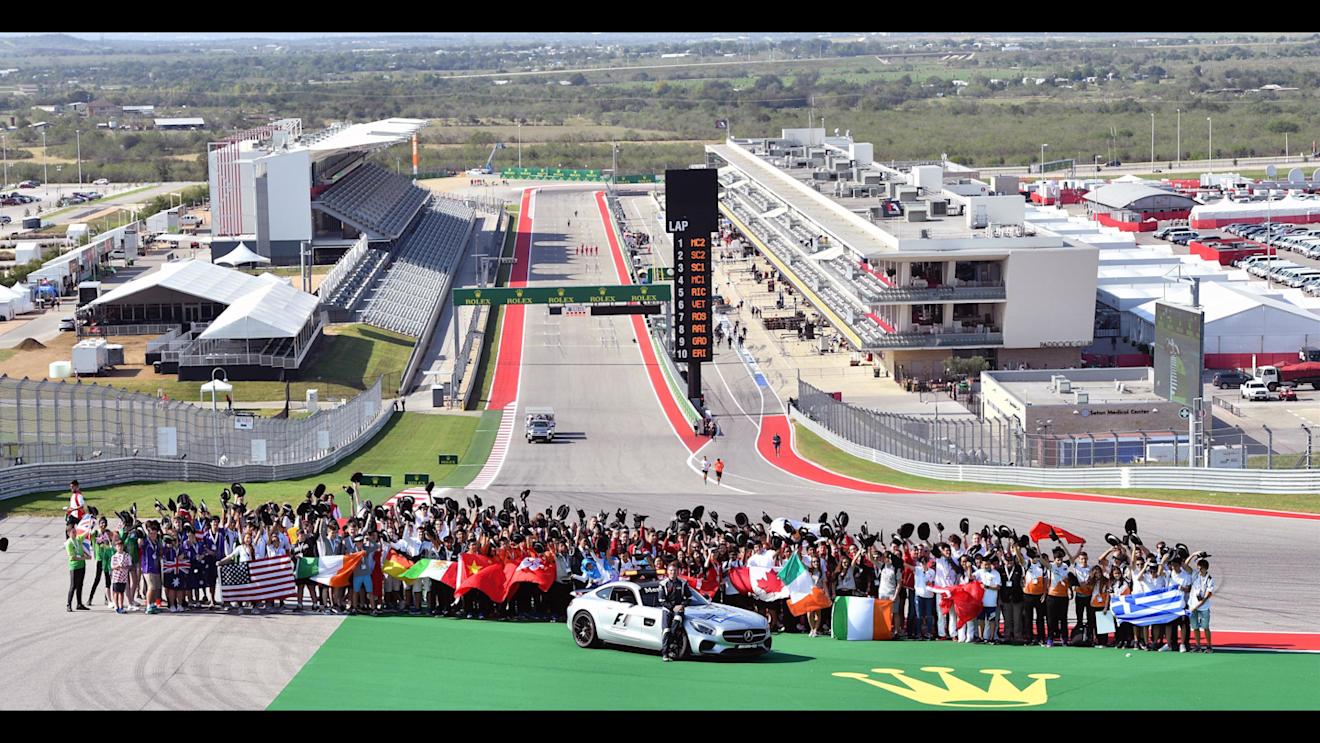 F1 in Schools 2016 Group Photo at Formula One World Championship, Rd18, United States Grand Prix, Preparations, Circuit of the Americas, Austin, Texas, USA, Thursday 20 October 2016. © Sutton Images