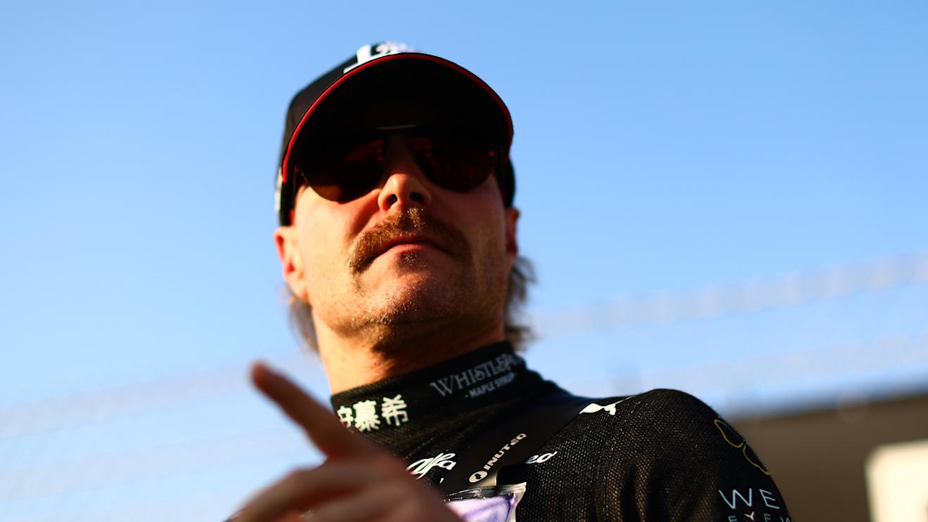 ABU DHABI, UNITED ARAB EMIRATES - NOVEMBER 26: Valtteri Bottas of Finland and Alfa Romeo F1 prepares to drive on the grid prior to the F1 Grand Prix of Abu Dhabi at Yas Marina Circuit on November 26, 2023 in Abu Dhabi, United Arab Emirates. (Photo by Clive Rose/Getty Images)