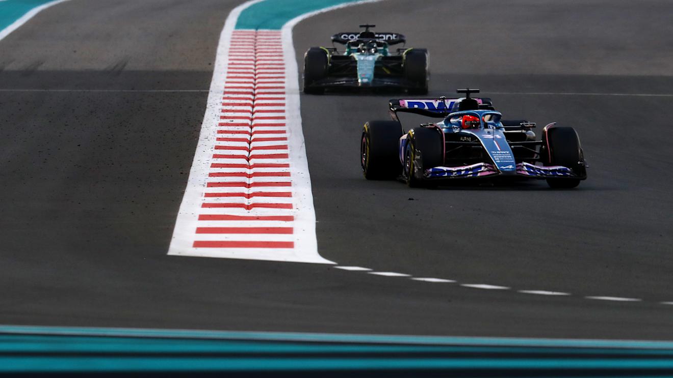 ABU DHABI, UNITED ARAB EMIRATES - NOVEMBER 26: Esteban Ocon of France driving the (31) Alpine F1 A523 Renault on track during the F1 Grand Prix of Abu Dhabi at Yas Marina Circuit on November 26, 2023 in Abu Dhabi, United Arab Emirates. (Photo by Joe Portlock - Formula 1/Formula 1 via Getty Images)