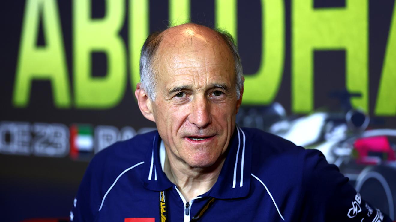 ABU DHABI, UNITED ARAB EMIRATES - NOVEMBER 24: Scuderia AlphaTauri Team Principal Franz Tost attends the Team Principals Press Conference during practice ahead of the F1 Grand Prix of Abu Dhabi at Yas Marina Circuit on November 24, 2023 in Abu Dhabi, United Arab Emirates. (Photo by Dan Istitene/Getty Images)
