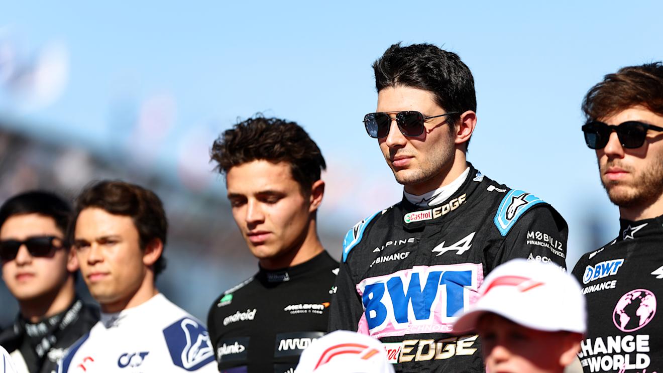 MELBOURNE, AUSTRALIA - APRIL 02: Esteban Ocon of France and Alpine F1 looks on from the grid during the F1 Grand Prix of Australia at Albert Park Grand Prix Circuit on April 02, 2023 in Melbourne, Australia. (Photo by Dan Istitene - Formula 1/Formula 1 via Getty Images)