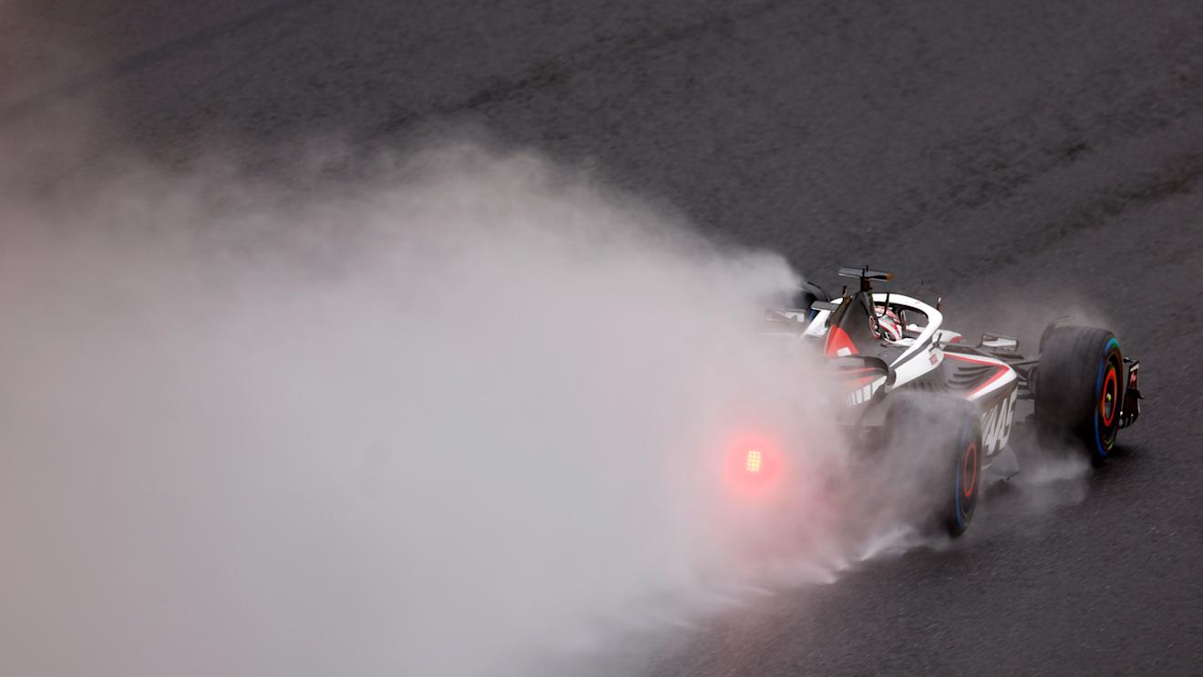 SPA, BELGIUM - JULY 28: Kevin Magnussen of Denmark driving the (20) Haas F1 VF-23 Ferrari on track during practice ahead of the F1 Grand Prix of Belgium at Circuit de Spa-Francorchamps on July 28, 2023 in Spa, Belgium. (Photo by Francois Nel/Getty Images)