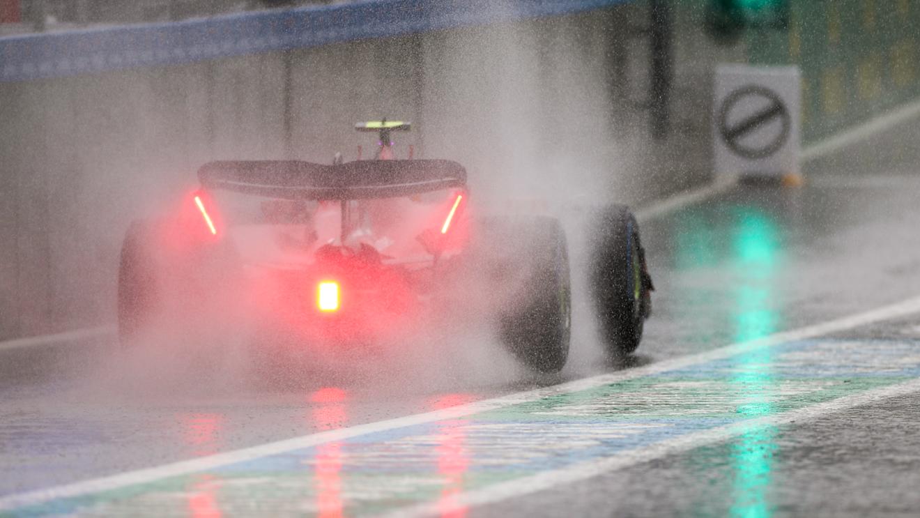 SPA, BELGIUM - JULY 28: Carlos Sainz of Ferrari and Spain  during practice/qualifying ahead of the F1 Grand Prix of Belgium at Circuit de Spa-Francorchamps on July 28, 2023 in Spa, Belgium. (Photo by Peter Fox/Getty Images)