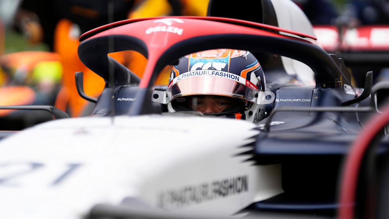MONTREAL, QUEBEC - JUNE 18: Nyck de Vries of Netherlands and Scuderia AlphaTauri prepares to drive on the grid during the F1 Grand Prix of Canada at Circuit Gilles Villeneuve on June 18, 2023 in Montreal, Quebec. (Photo by Rudy Carezzevoli/Getty Images)