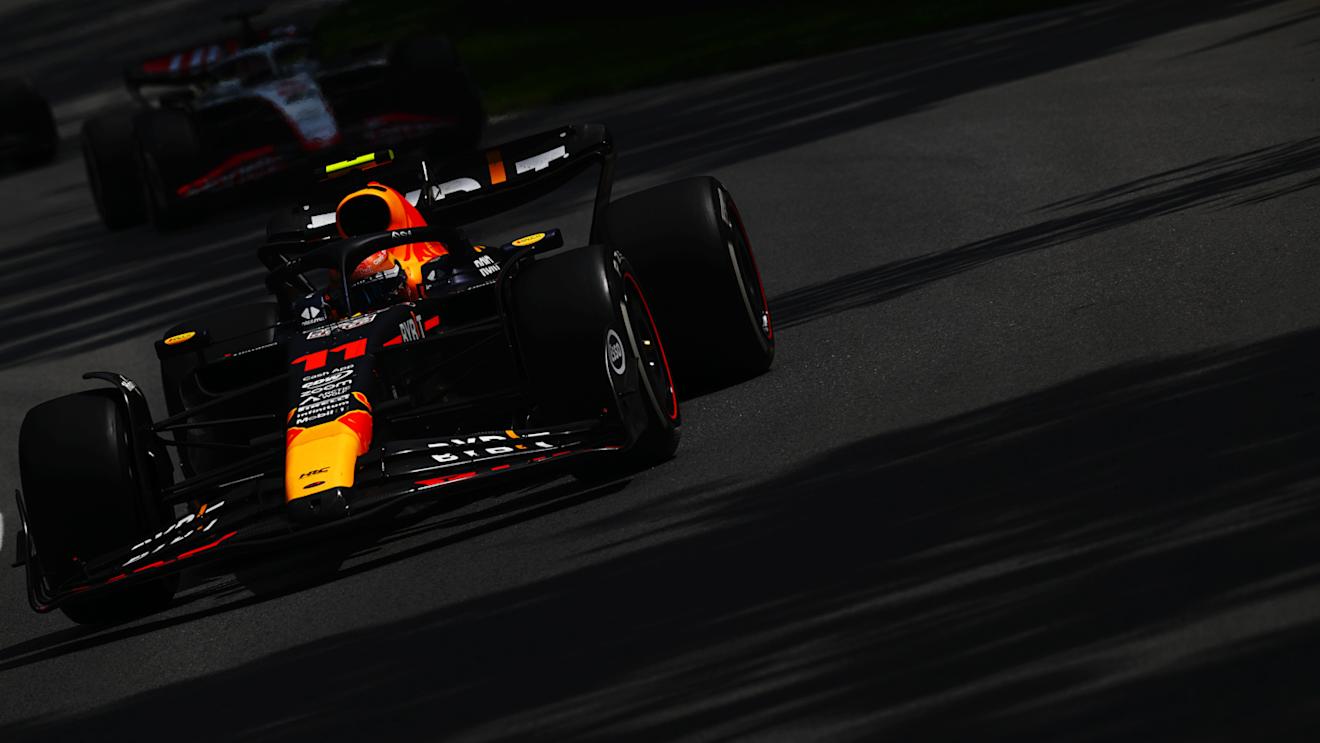 MONTREAL, QUEBEC - JUNE 18: Sergio Perez of Mexico driving the (11) Oracle Red Bull Racing RB19 on track during the F1 Grand Prix of Canada at Circuit Gilles Villeneuve on June 18, 2023 in Montreal, Quebec. (Photo by Clive Mason/Getty Images)