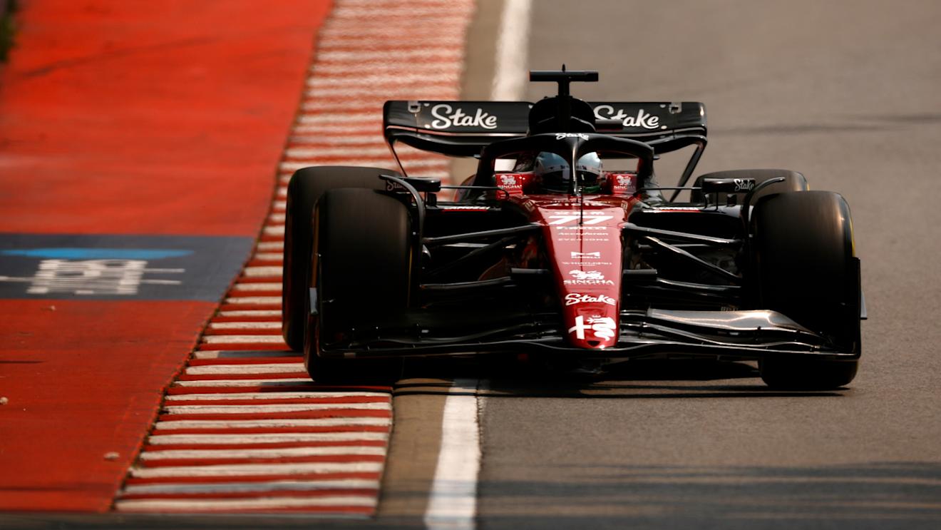 MONTREAL, QUEBEC - JUNE 16: Valtteri Bottas of Finland driving the (77) Alfa Romeo F1 C43 Ferrari on track during practice ahead of the F1 Grand Prix of Canada at Circuit Gilles Villeneuve on June 16, 2023 in Montreal, Quebec. (Photo by Jared C. Tilton/Getty Images)
