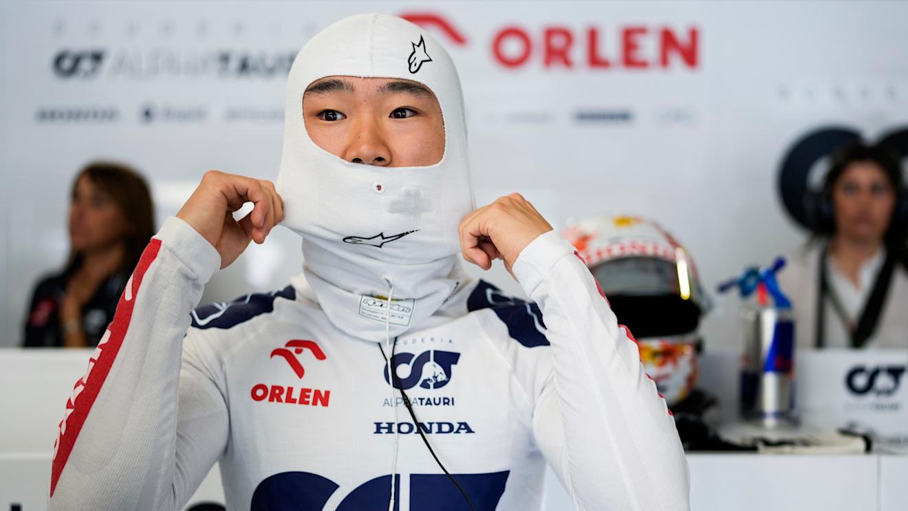 MONTREAL, QUEBEC - JUNE 16: Yuki Tsunoda of Japan and Scuderia AlphaTauri prepares to drive in the garage during practice ahead of the F1 Grand Prix of Canada at Circuit Gilles Villeneuve on June 16, 2023 in Montreal, Quebec. (Photo by Rudy Carezzevoli/Getty Images)