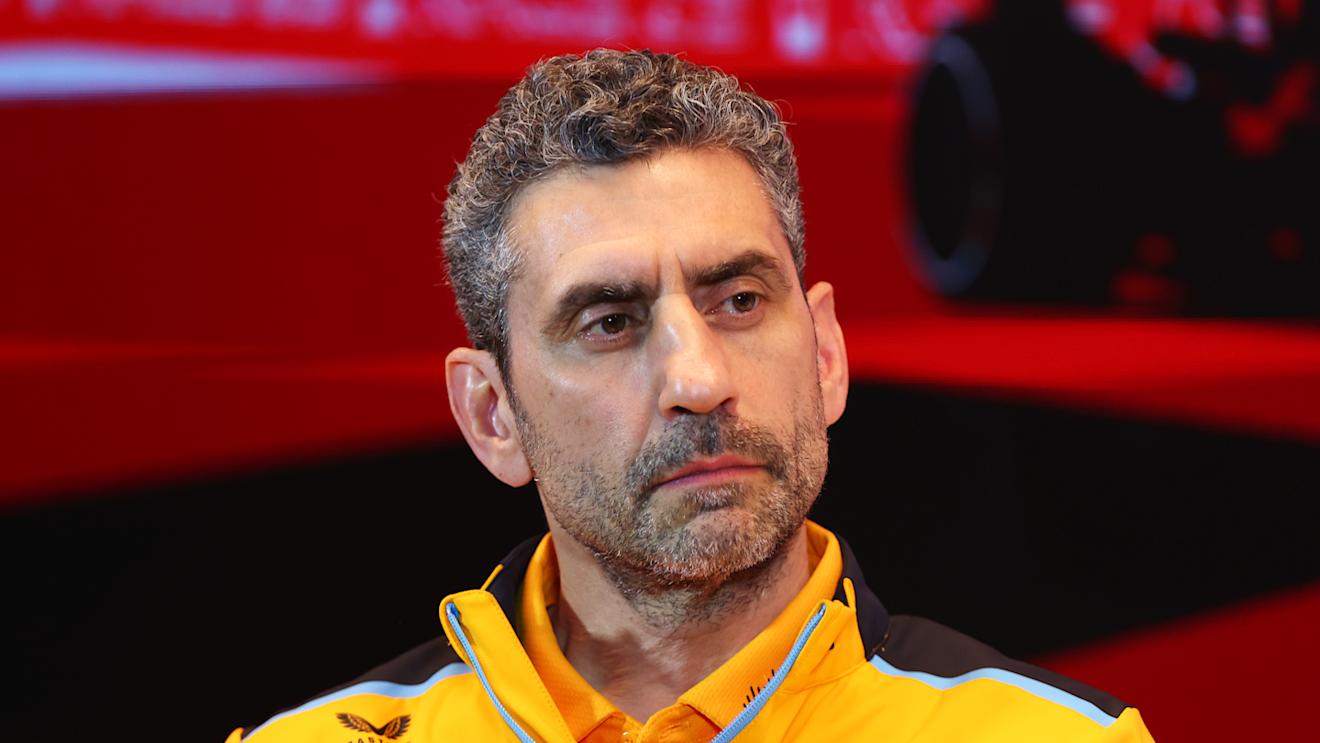MONTREAL, QUEBEC - JUNE 16: McLaren Team Principal Andrea Stella attends the Team Principals Press Conference during practice ahead of the F1 Grand Prix of Canada at Circuit Gilles Villeneuve on June 16, 2023 in Montreal, Quebec. (Photo by Dan Istitene/Getty Images)