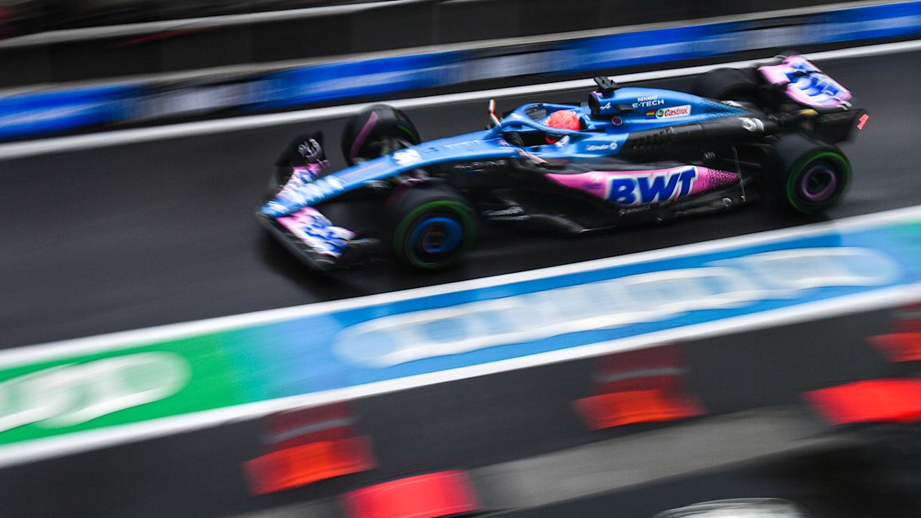 MONTREAL, QUEBEC - JUNE 17: Esteban Ocon of France driving the (31) Alpine F1 A523 Renault in the Pitlane during final practice ahead of the F1 Grand Prix of Canada at Circuit Gilles Villeneuve on June 17, 2023 in Montreal, Quebec. (Photo by Minas Panagiotakis/Getty Images)