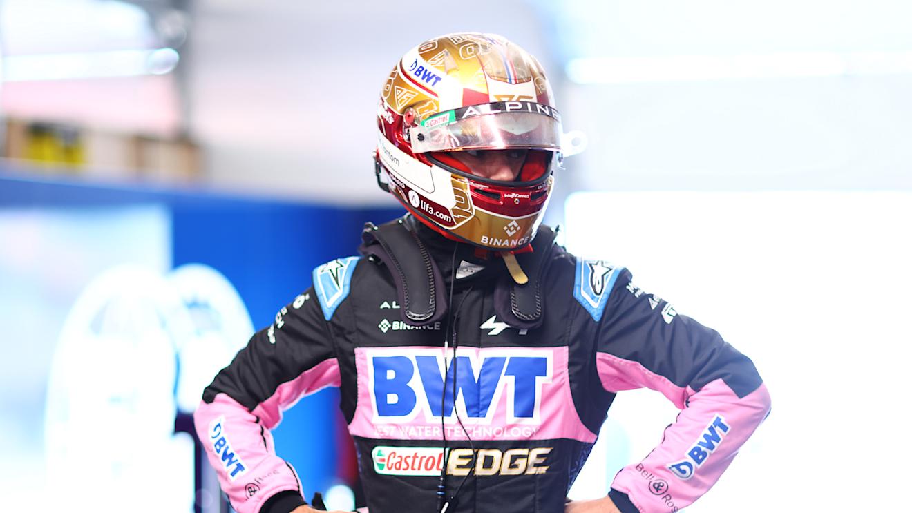 MONTREAL, QUEBEC - JUNE 17: 17th placed qualifier Pierre Gasly of France and Alpine F1 looks on in the FIA garage during qualifying ahead of the F1 Grand Prix of Canada at Circuit Gilles Villeneuve on June 17, 2023 in Montreal, Quebec. (Photo by Dan Istitene - Formula 1/Formula 1 via Getty Images)