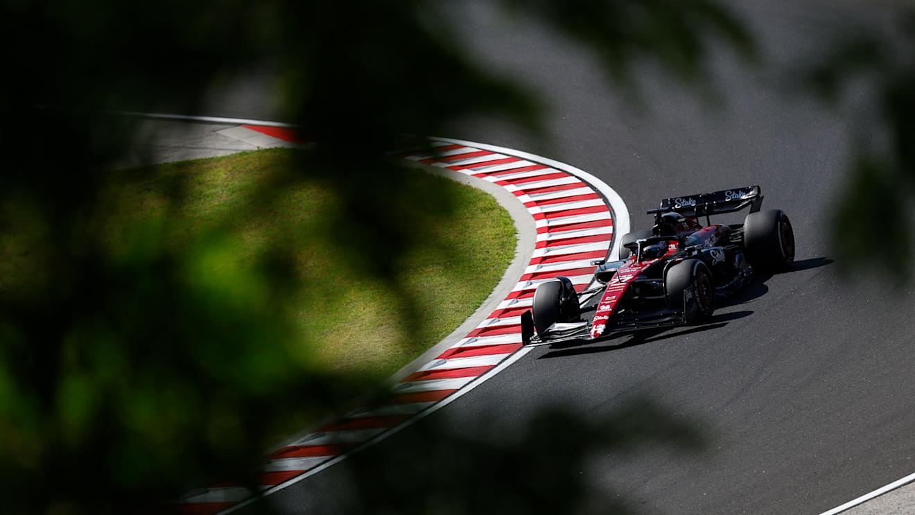 BUDAPEST, HUNGARY - JULY 23: Valtteri Bottas of Finland driving the (77) Alfa Romeo F1 C43 Ferrari on track during the F1 Grand Prix of Hungary at Hungaroring on July 23, 2023 in Budapest, Hungary. (Photo by Francois Nel/Getty Images)