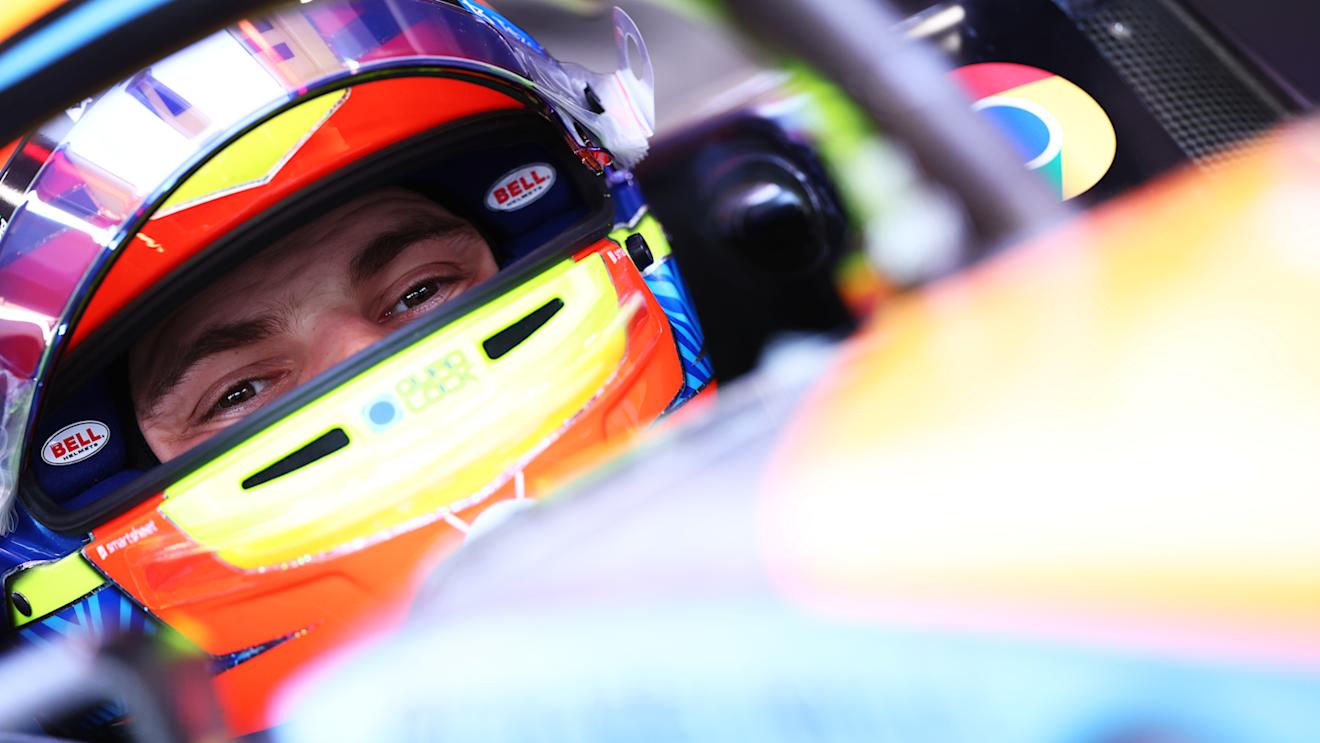BUDAPEST, HUNGARY - JULY 21: Oscar Piastri of Australia and McLaren prepares to drive in the garage during practice ahead of the F1 Grand Prix of Hungary at Hungaroring on July 21, 2023 in Budapest, Hungary. (Photo by Dan Istitene - Formula 1/Formula 1 via Getty Images)