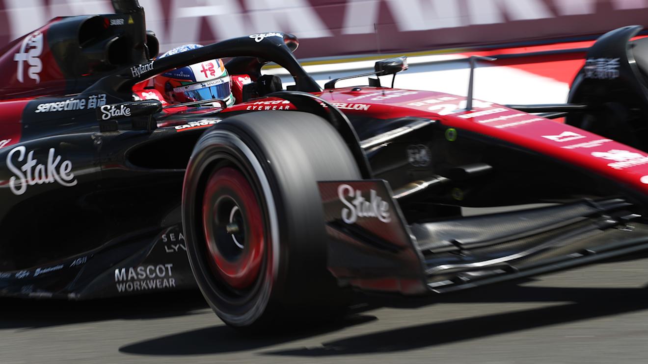BUDAPEST, HUNGARY - JULY 22: Zhou Guanyu of China driving the (24) Alfa Romeo F1 C43 Ferrari on track during final practice ahead of the F1 Grand Prix of Hungary at Hungaroring on July 22, 2023 in Budapest, Hungary. (Photo by Peter Fox/Getty Images)