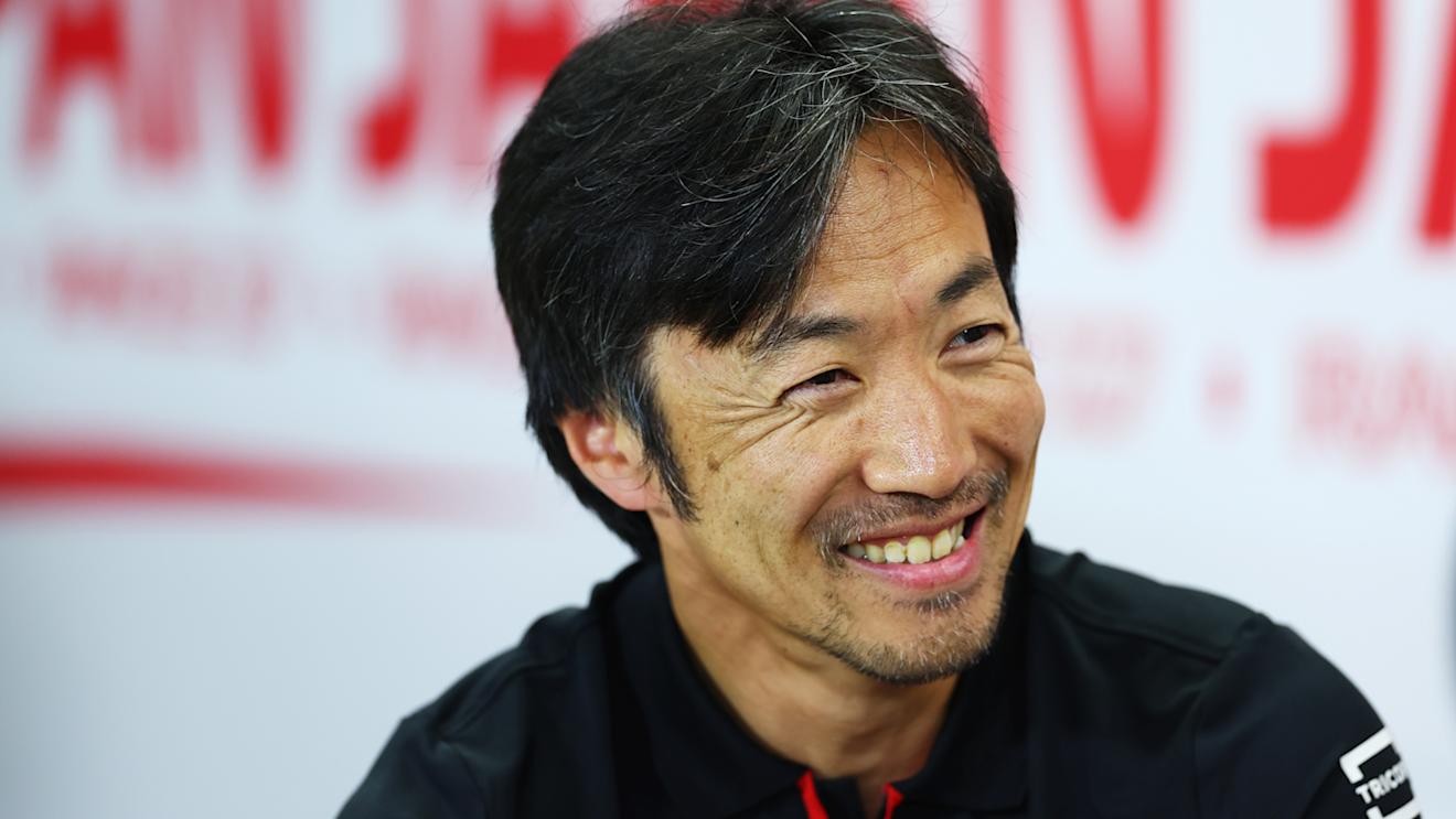 SUZUKA, JAPAN - SEPTEMBER 22: Ayao Komatsu, Trackside Engineering Director at Haas F1 attends the Drivers Press Conference during practice ahead of the F1 Grand Prix of Japan at Suzuka International Racing Course on September 22, 2023 in Suzuka, Japan. (Photo by Dan Istitene/Getty Images)