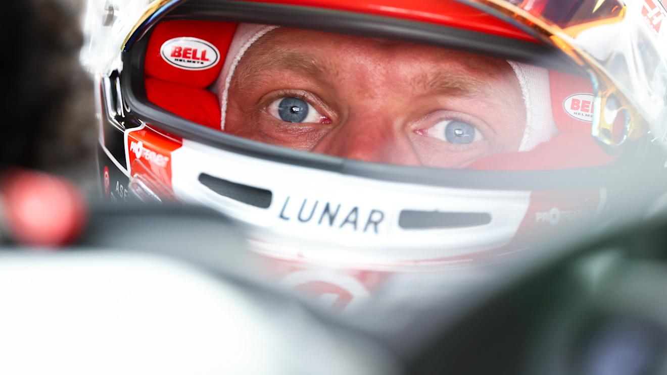 MEXICO CITY, MEXICO - OCTOBER 27: Kevin Magnussen of Denmark and Haas F1 prepares to drive in the garage during practice ahead of the F1 Grand Prix of Mexico at Autodromo Hermanos Rodriguez on October 27, 2023 in Mexico City, Mexico. (Photo by Dan Istitene - Formula 1/Formula 1 via Getty Images)